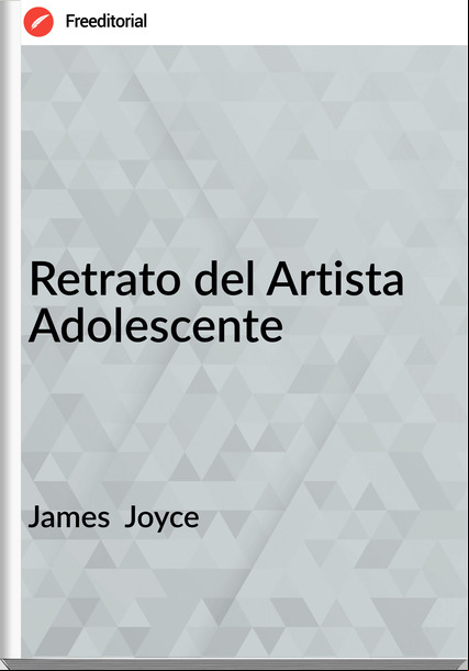 James  Joyce - Retrato del Artista Adolescente